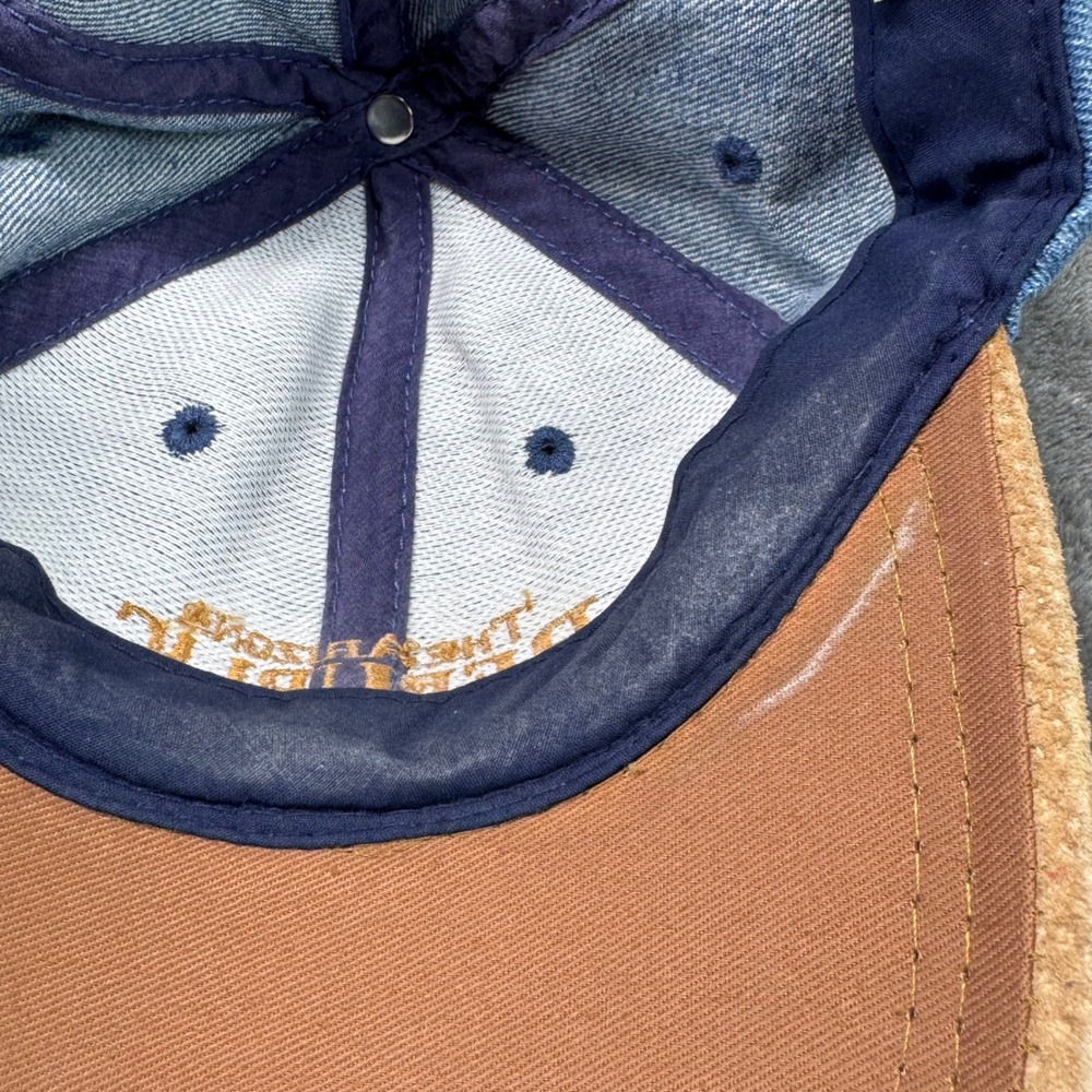 The‎ Arizona Republic Baseball Cap Denim Suede Adjustable Hat - Picture 7 of 8
